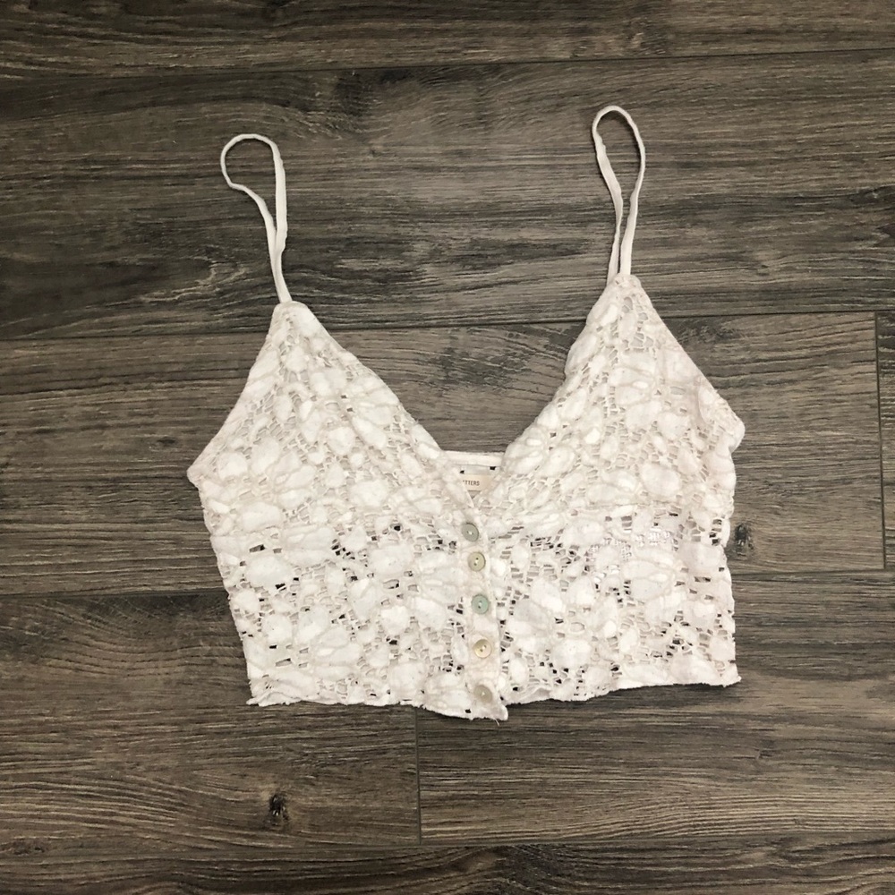 Urban Outfitters White Crop